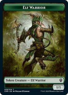 Image for Elf Warrior // Rock Double-Sided Token (8 // 11) [Commander Legends]