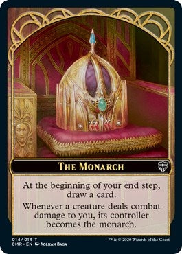 Image for The Monarch // Treasure Double-Sided Token (14 // 12) [Commander Legends]