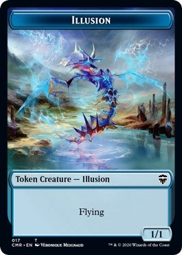 Image for Illusion // Plant Double-Sided Token (17 // 21) [Commander Legends]