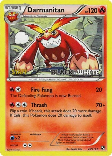 Image for Darmanitan (25/114) [Black and White Promos]