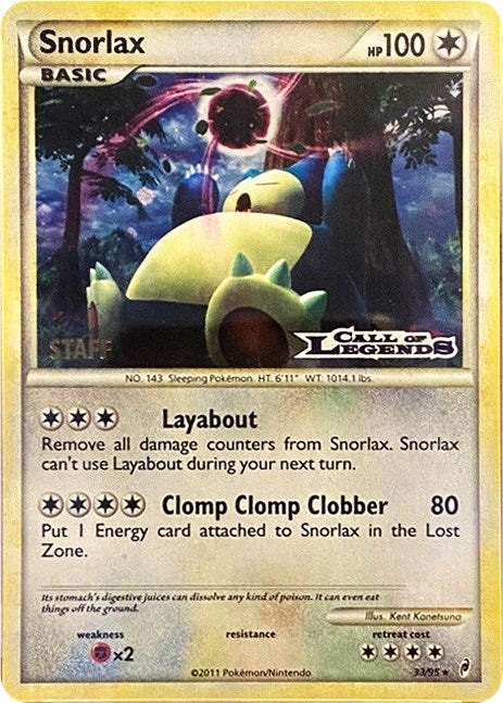 Image for Snorlax (33/95) [Nintendo Promos]