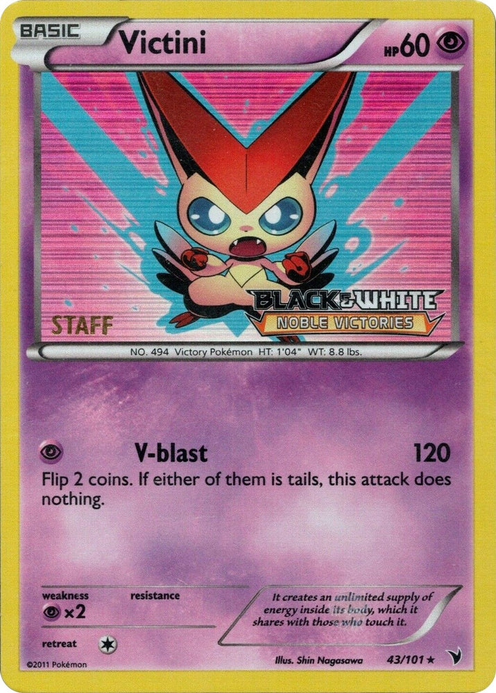 Image for Victini (43/101) [Black and White Promos]