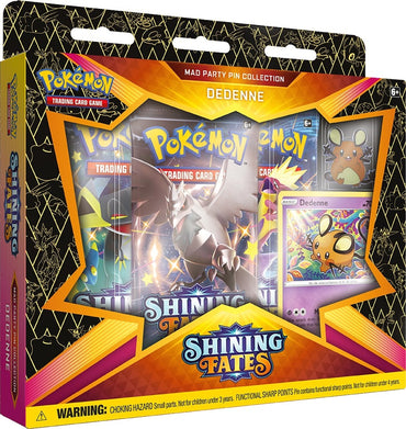 Image for Shining Fates Mad Party Pin Collection [Dedenne] [Shining Fates]