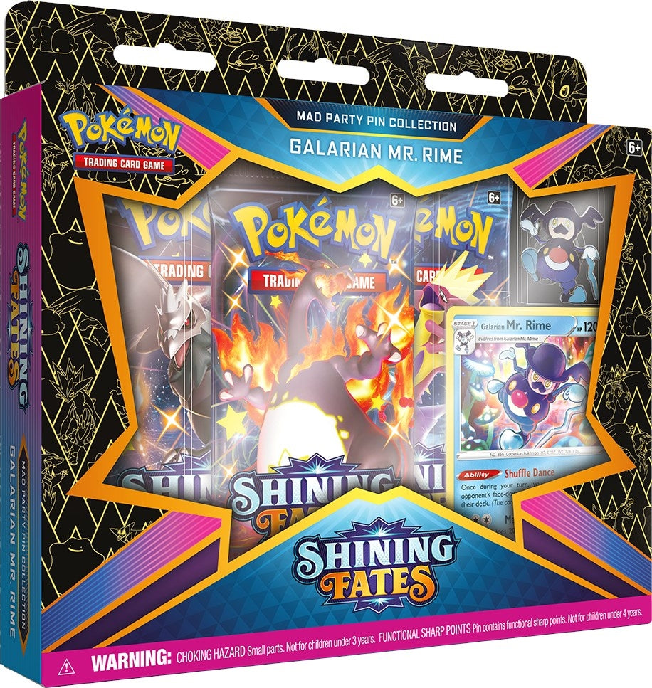 Image for Shining Fates Mad Party Pin Collection [Galarian Mr. Rime] [Shining Fates]