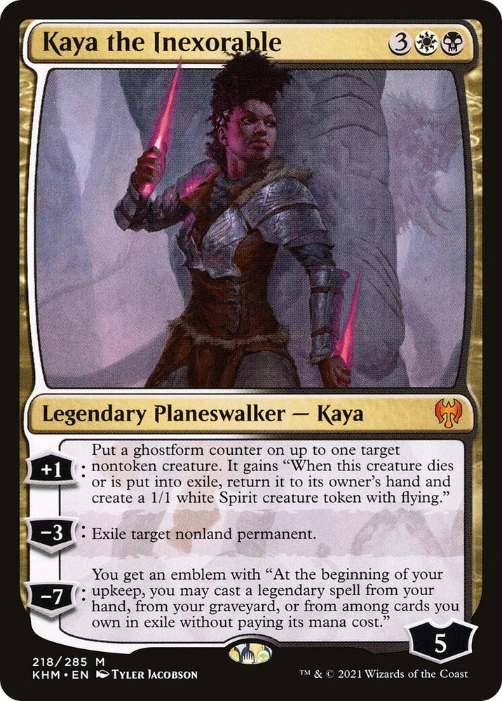 Image for Kaya the Inexorable (218) [Kaldheim]