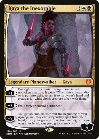 Image for Kaya the Inexorable (218) [Kaldheim]