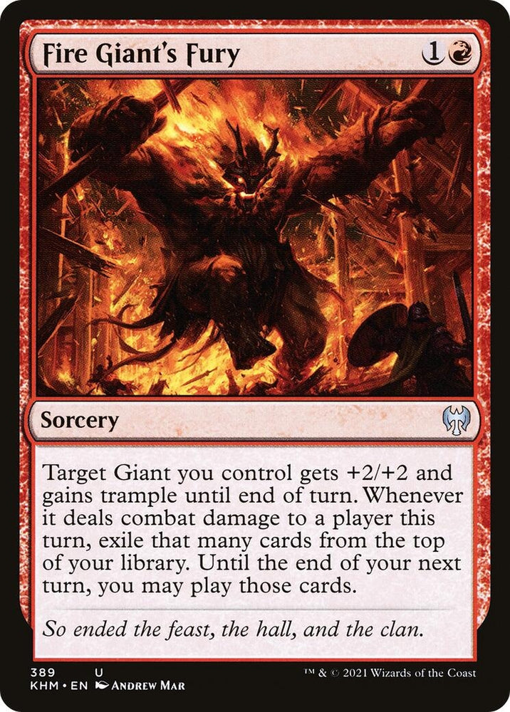 Image for Fire Giant's Fury (389) [Kaldheim]