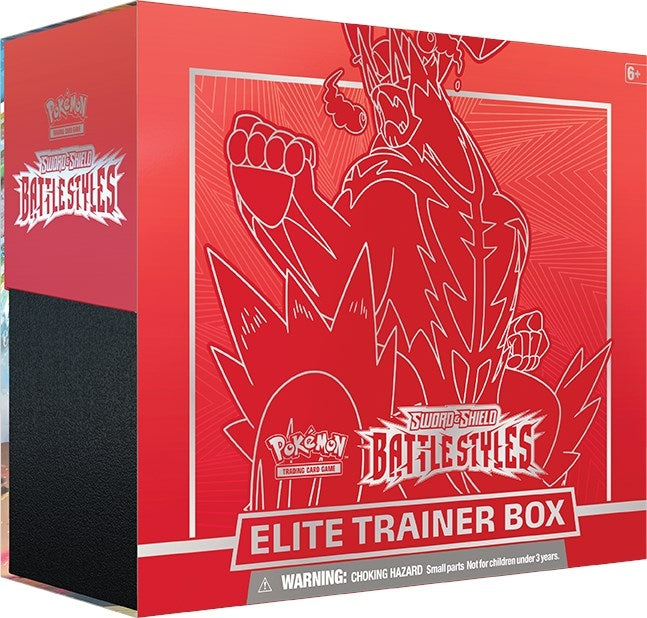 Battle Styles Elite Trainer Box [Single Strike Urshifu] (Red) [SWSH05: Battle Styles]