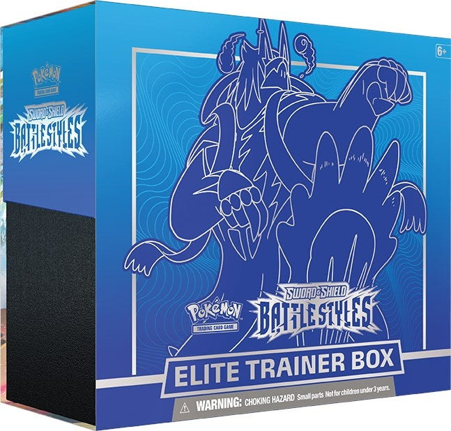 Battle Styles Elite Trainer Box [Rapid Strike Urshifu] (Blue) [SWSH05: Battle Styles]