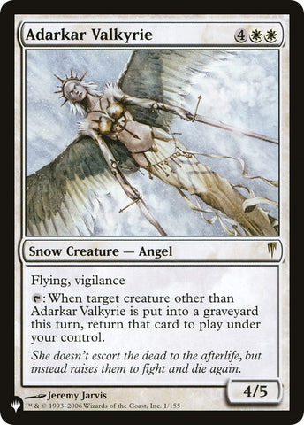 Image for Adarkar Valkyrie (1) [The List Reprints]