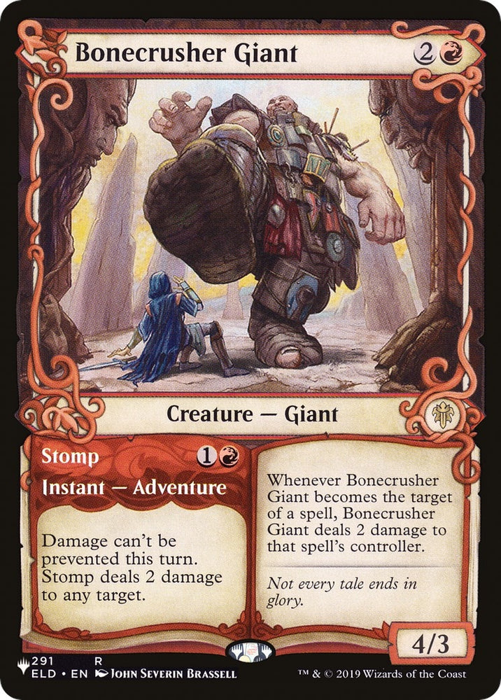 Image for Bonecrusher Giant (Showcase) (291) [The List Reprints]