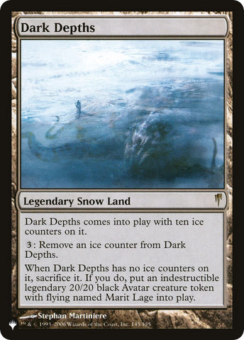 Image for Dark Depths (145) [The List Reprints]