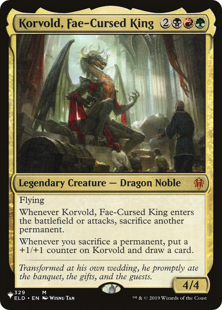 Image for Korvold, Fae-Cursed King (329) [The List Reprints]