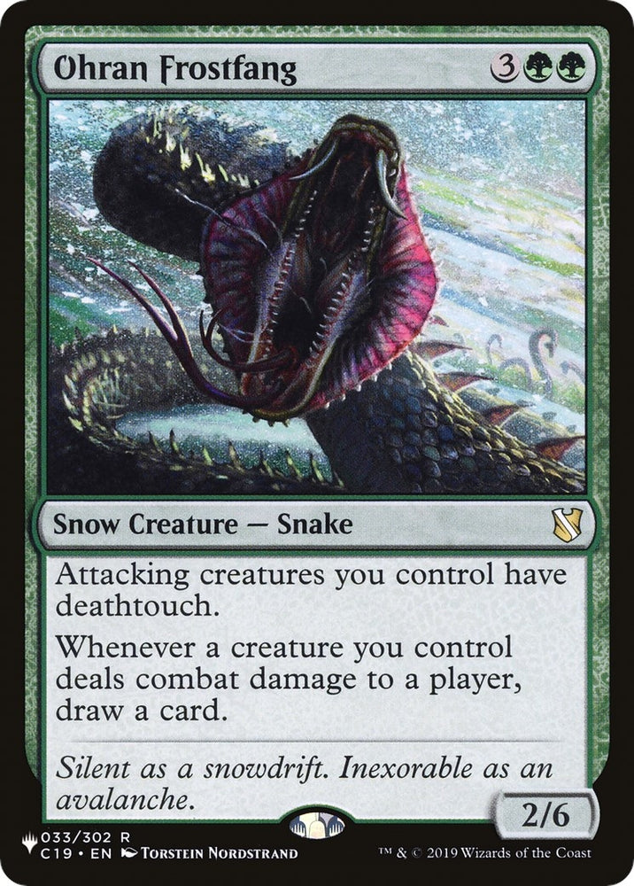 Image for Ohran Frostfang (33) [The List Reprints]