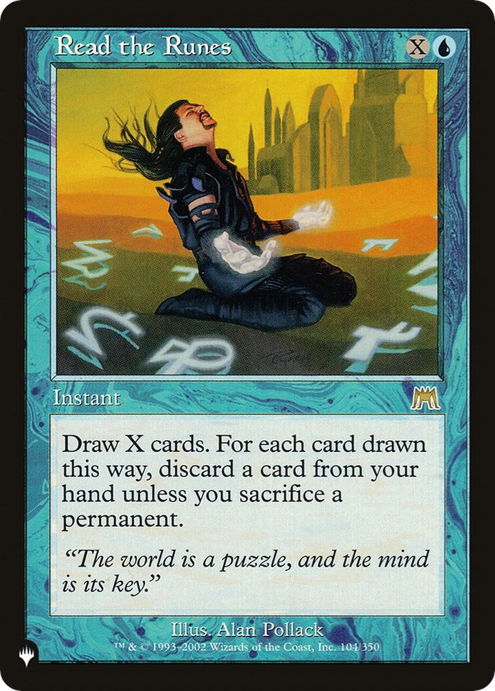 Image for Read the Runes (104) [The List Reprints]