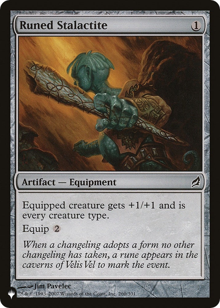 Image for Runed Stalactite (260) [The List Reprints]