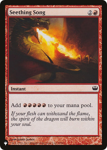 Image for Seething Song (70) [The List Reprints]