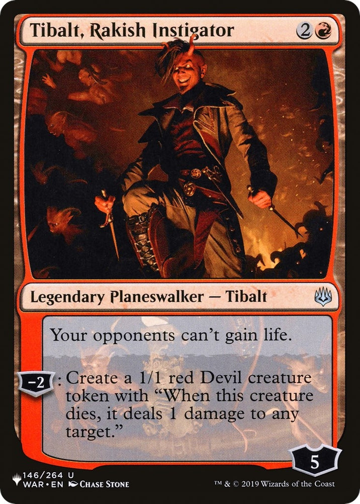 Image for Tibalt, Rakish Instigator (146) [The List Reprints]