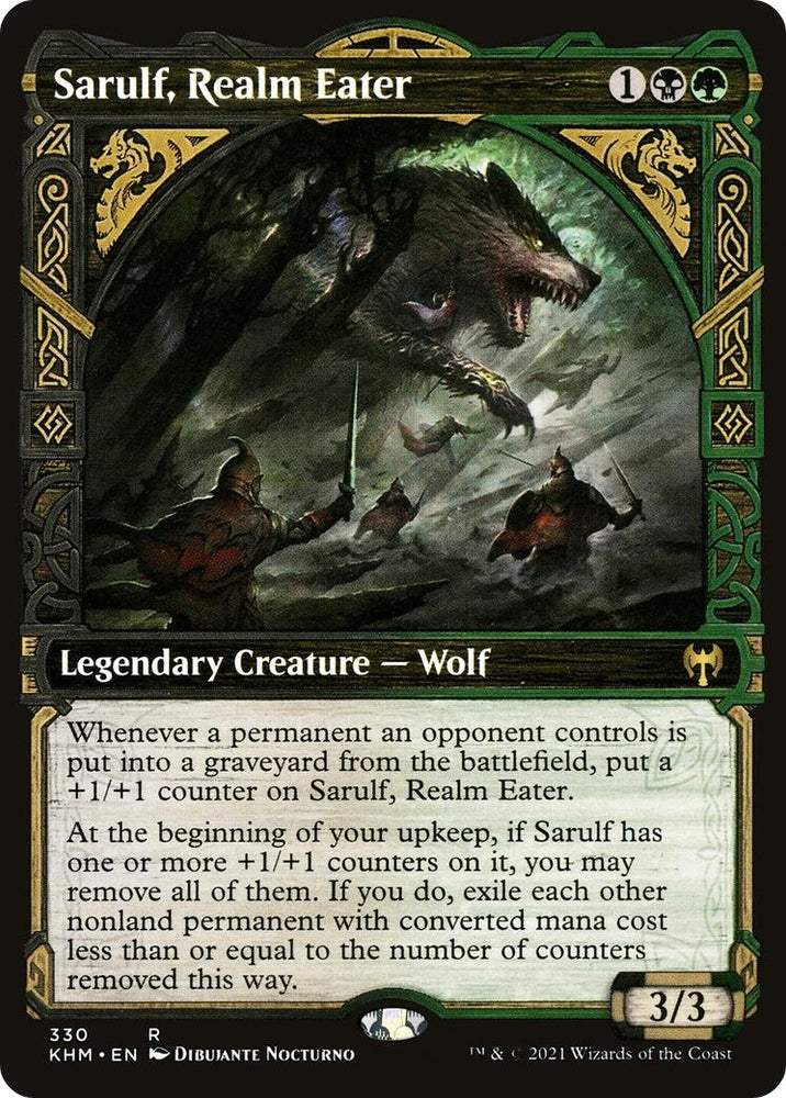 Image for Sarulf, Realm Eater (Showcase) (330) [Kaldheim]