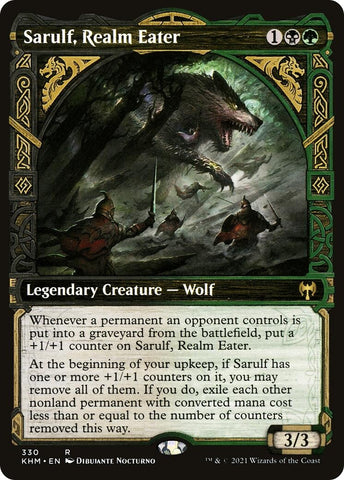 Image for Sarulf, Realm Eater (Showcase) (330) [Kaldheim]