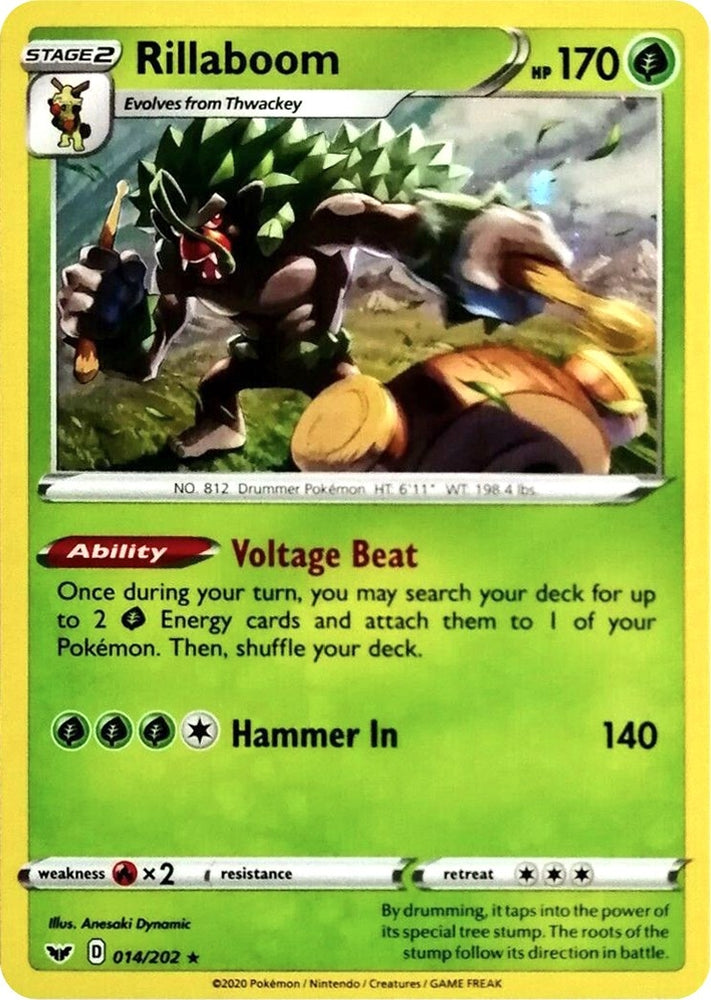 Rillaboom - 014/202 (Cosmos Holo) (014/202) (Miscellaneous Cards & Products)