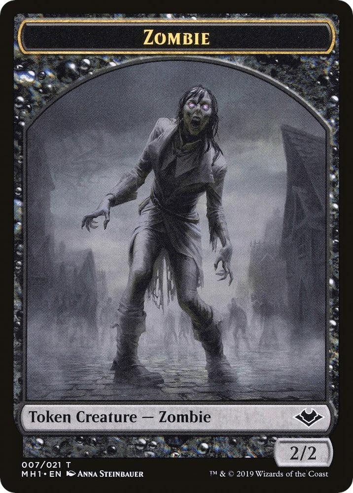 Image for Zombie // Golem Double-Sided Token (7 // 18) [Modern Horizons]
