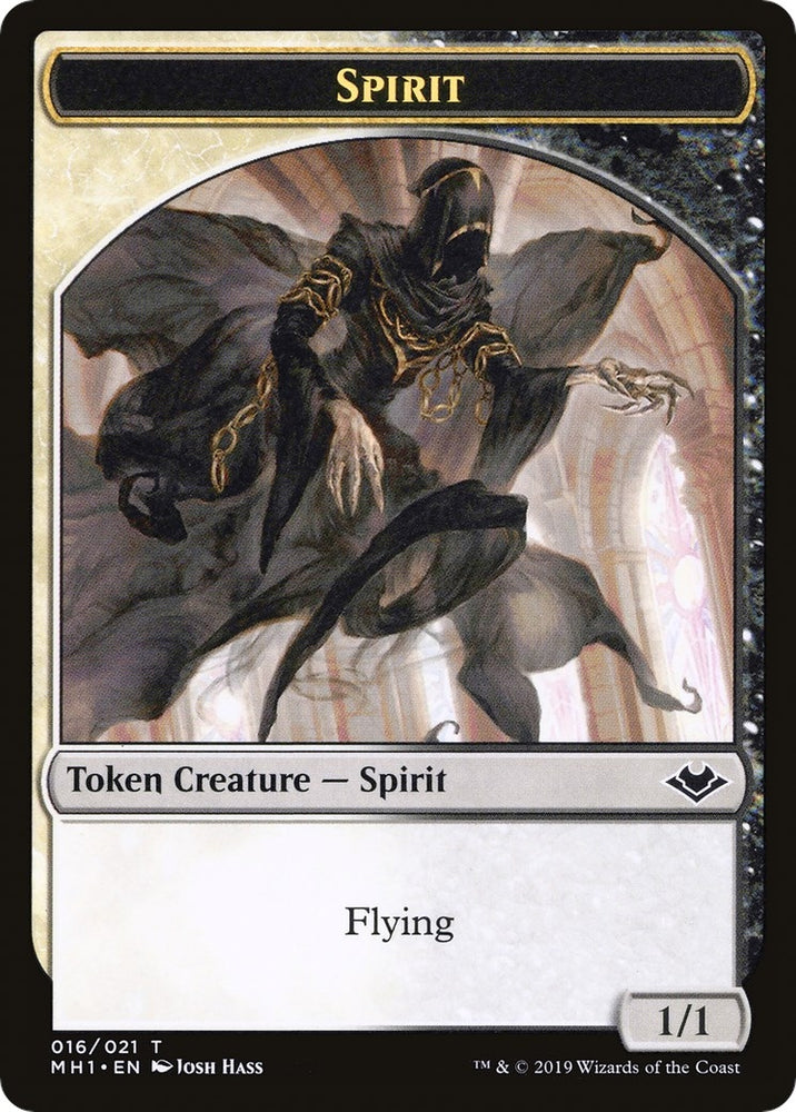Image for Spirit // Golem Double-Sided Token (16 // 18) [Modern Horizons]