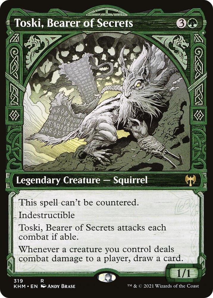 Image for Toski, Bearer of Secrets (Showcase) (319) [Kaldheim]