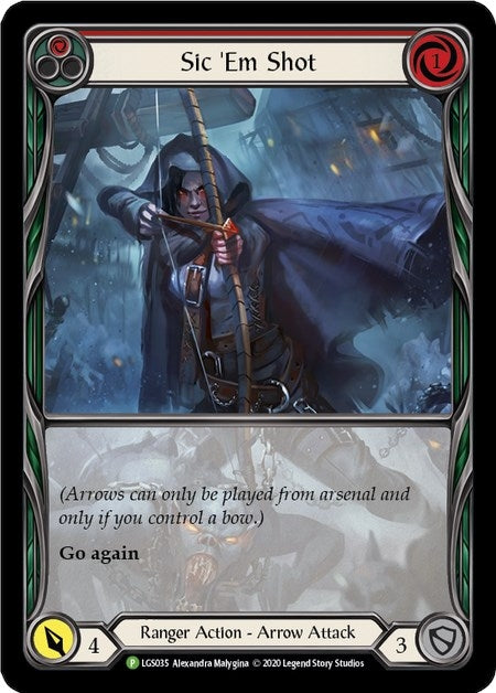 Image for Sic 'Em Shot (Red) - LGS035 (LGS035) (Flesh and Blood: Promo Cards) - Flesh and Blood TCG
