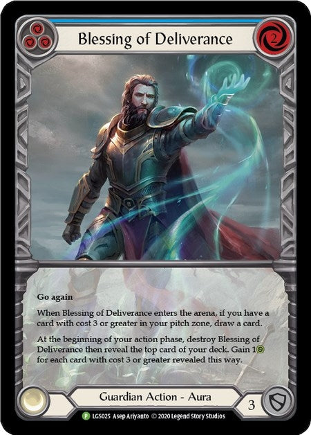 Image for Blessing of Deliverance (Blue) - LGS025 (LGS025) (Flesh and Blood: Promo Cards) - Flesh and Blood TCG