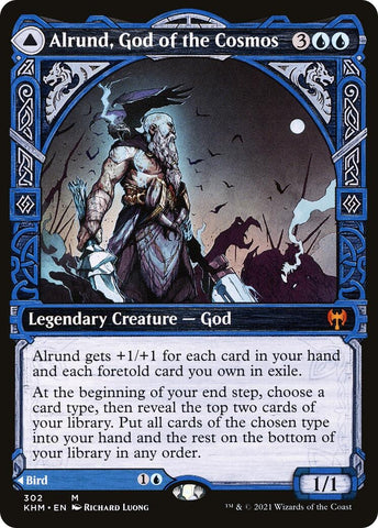 Image for Alrund, God of the Cosmos (Showcase) (302) [Kaldheim]