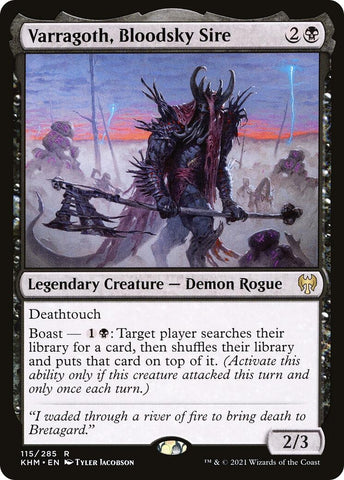 Image for Varragoth, Bloodsky Sire (115) [Kaldheim]