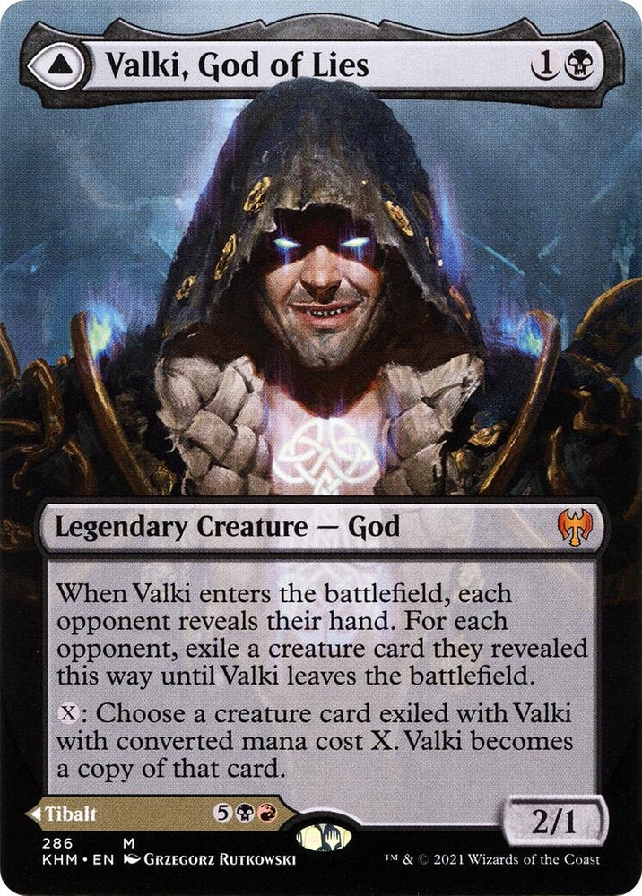 Image for Valki, God of Lies (Borderless) (286) [Kaldheim]
