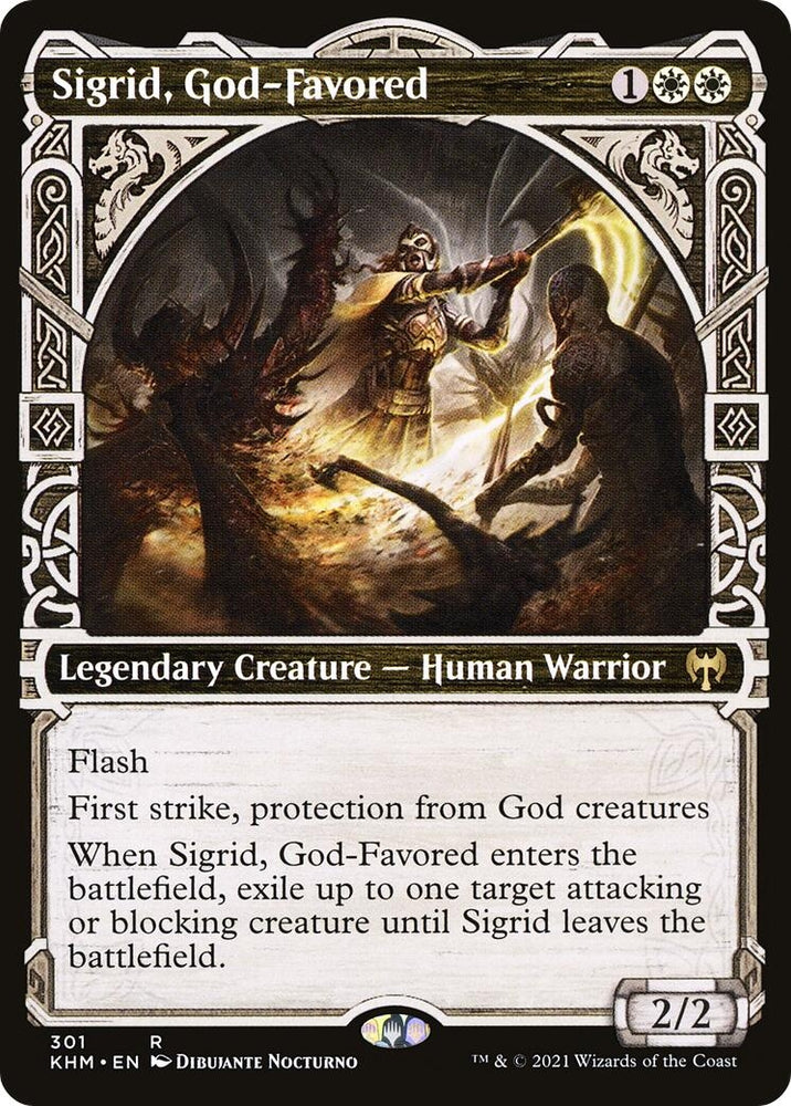 Image for Sigrid, God-Favored (Showcase) (301) [Kaldheim]