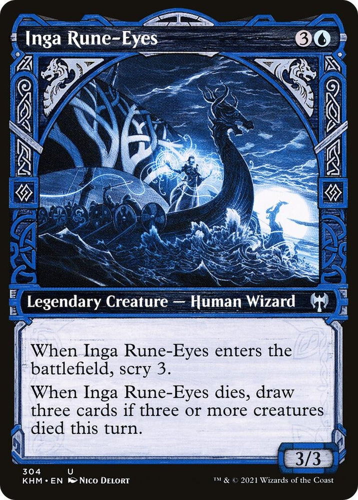 Image for Inga Rune-Eyes (Showcase) (304) [Kaldheim]