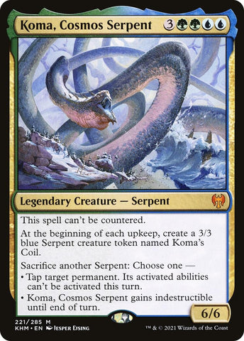 Image for Koma, Cosmos Serpent (221) [Kaldheim]