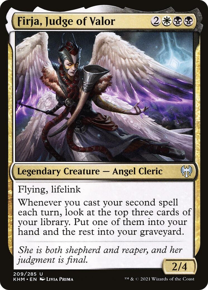 Image for Firja, Judge of Valor (209) [Kaldheim]