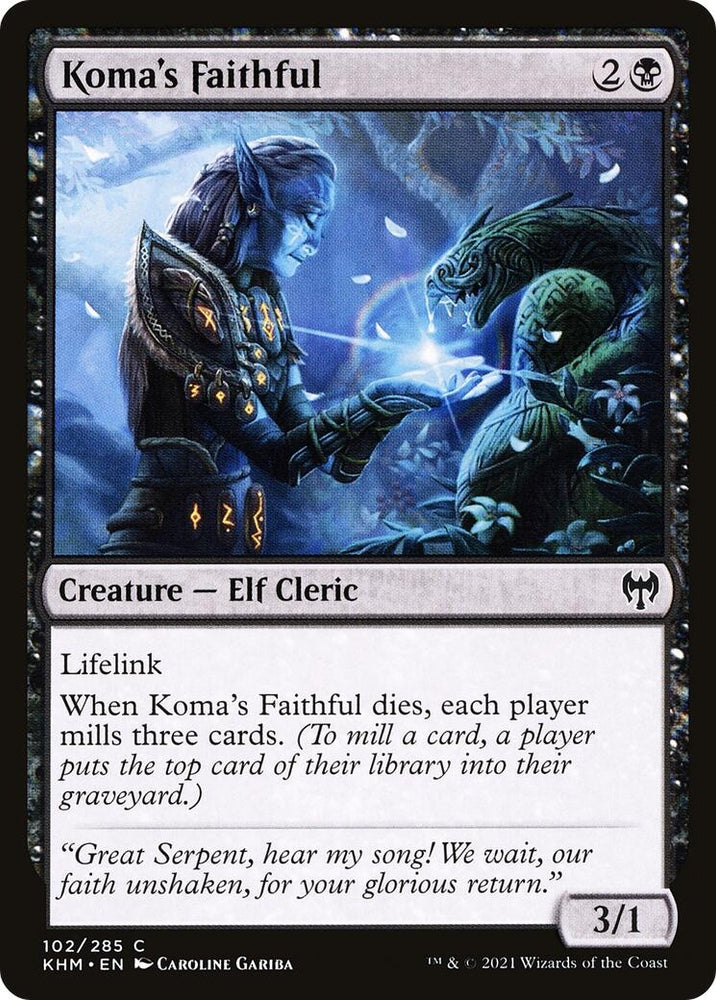 Image for Koma's Faithful (102) [Kaldheim]