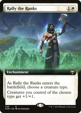 Image for Rally the Ranks (Extended Art) (336) [Kaldheim]