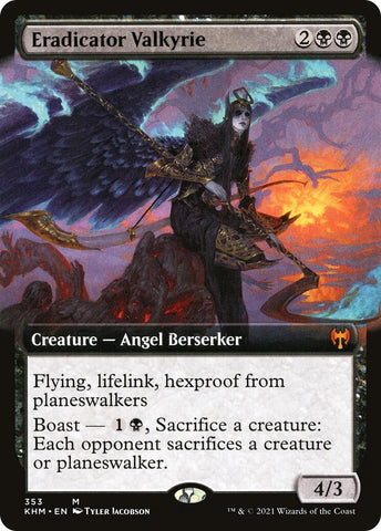 Image for Eradicator Valkyrie (Extended Art) (353) [Kaldheim]