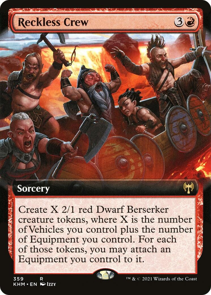 Image for Reckless Crew (Extended Art) (359) [Kaldheim]