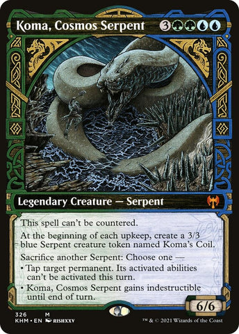 Image for Koma, Cosmos Serpent (Showcase) (326) [Kaldheim]