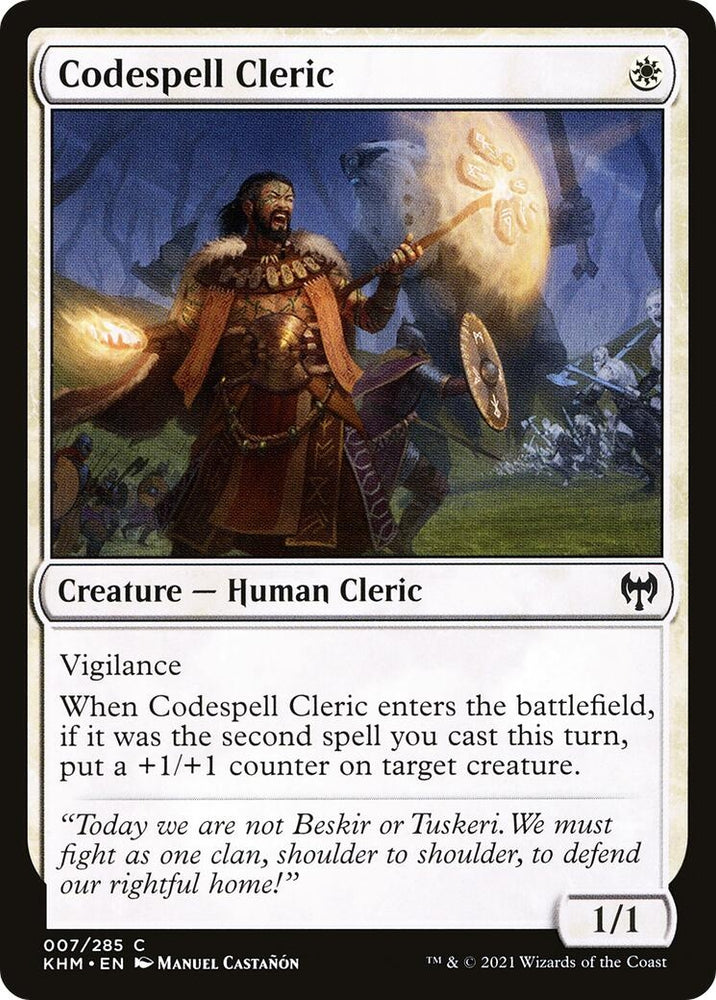 Image for Codespell Cleric (7) [Kaldheim]