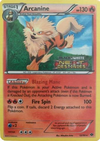 Image for Arcanine (12/99) [Black and White Promos]