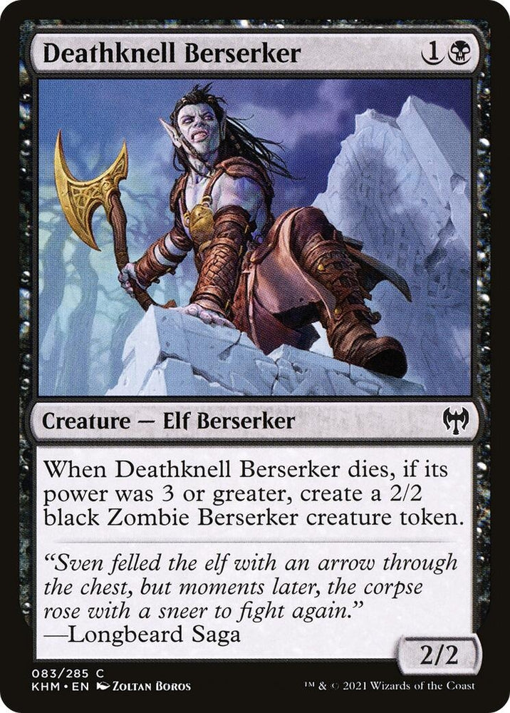 Image for Deathknell Berserker (83) [Kaldheim]