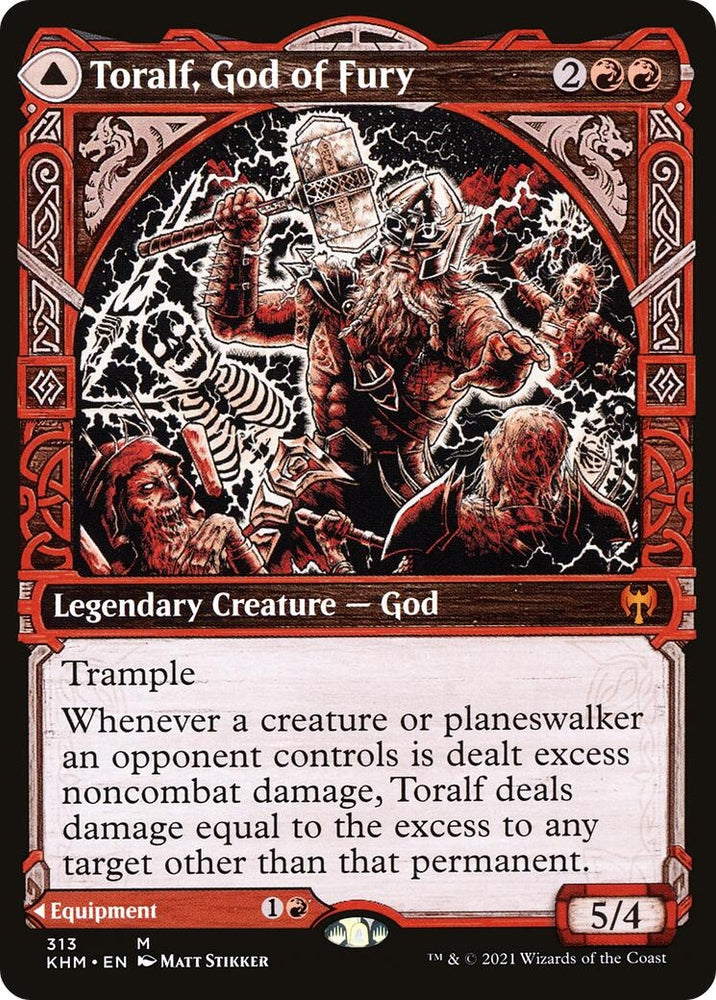 Image for Toralf, God of Fury (Showcase) (313) [Kaldheim]