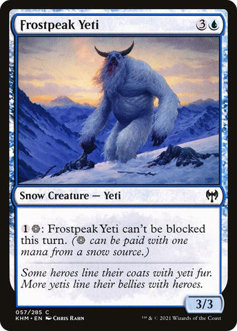Image for Frostpeak Yeti (57) [Kaldheim]