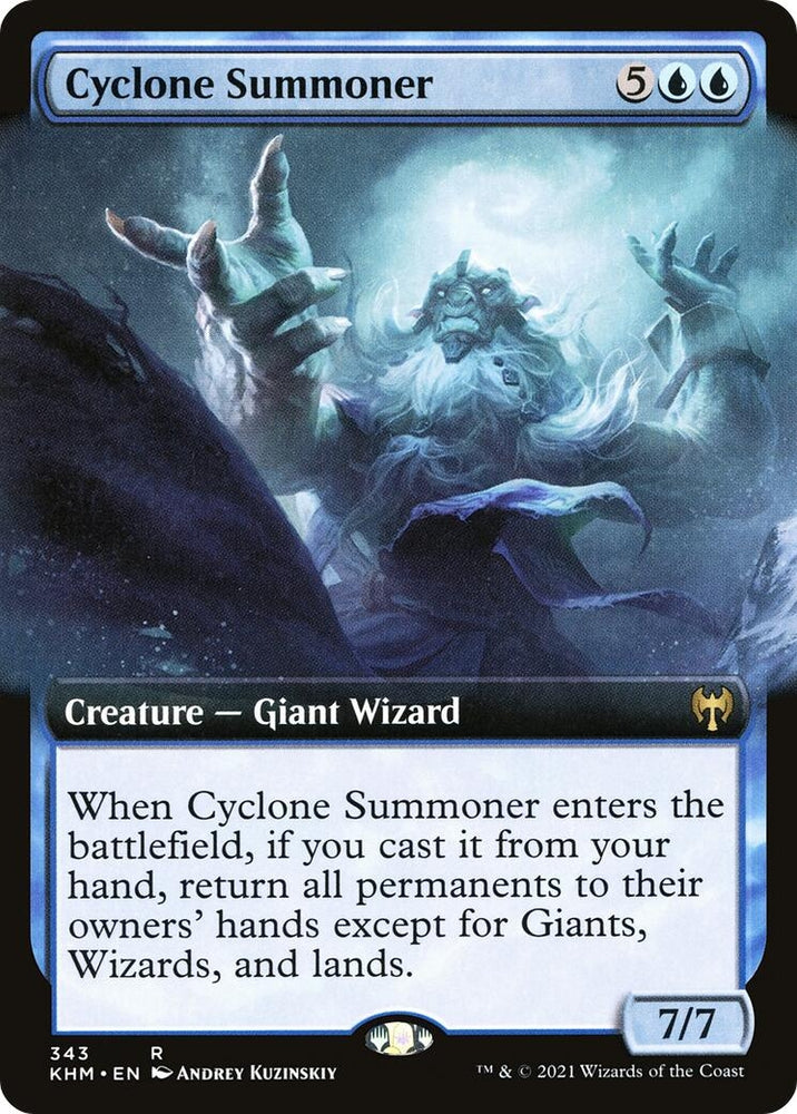 Image for Cyclone Summoner (Extended Art) (343) [Kaldheim]