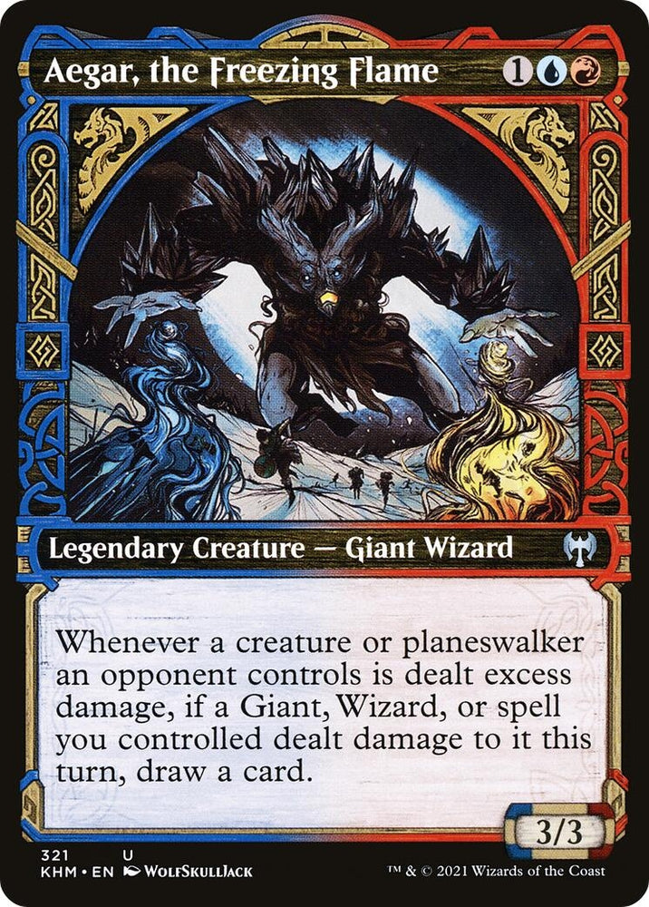 Image for Aegar, the Freezing Flame (Showcase) (321) [Kaldheim]