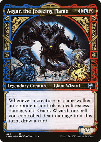 Image for Aegar, the Freezing Flame (Showcase) (321) [Kaldheim]